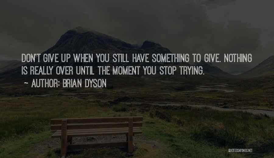 Dont Stop Until Quotes By Brian Dyson