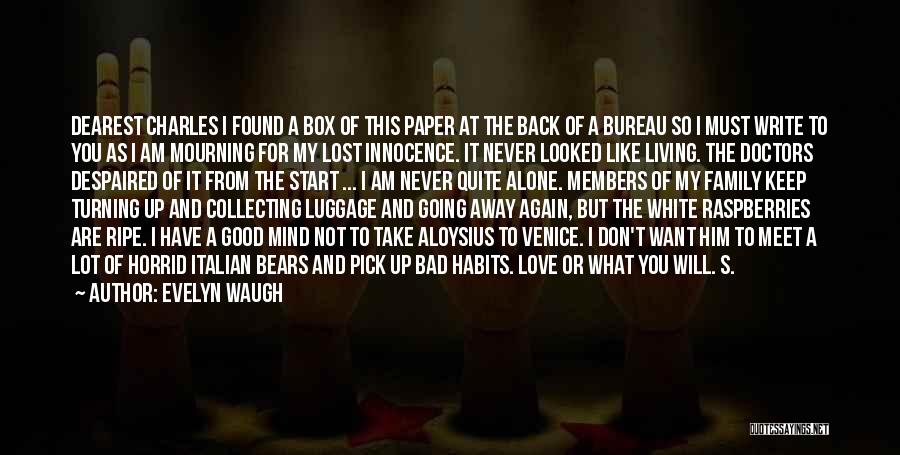 Don't Take Him Back Quotes By Evelyn Waugh