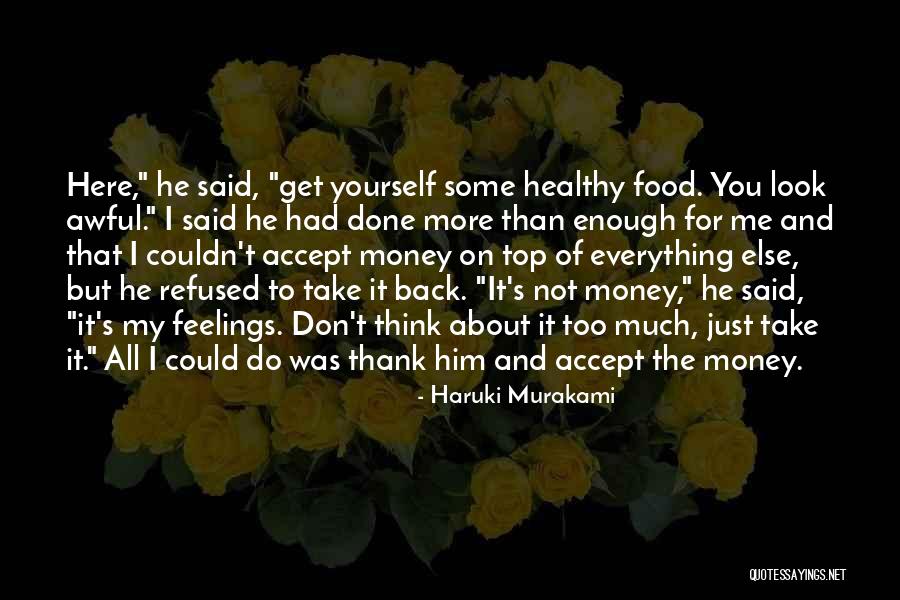 Don't Take Him Back Quotes By Haruki Murakami