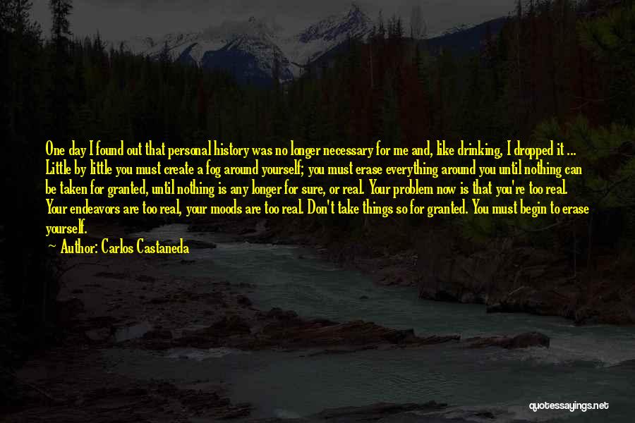 Don't Take Me Granted Quotes By Carlos Castaneda