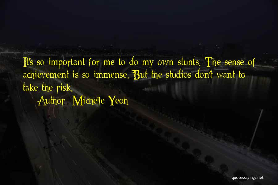 Don't Take Risk Quotes By Michelle Yeoh