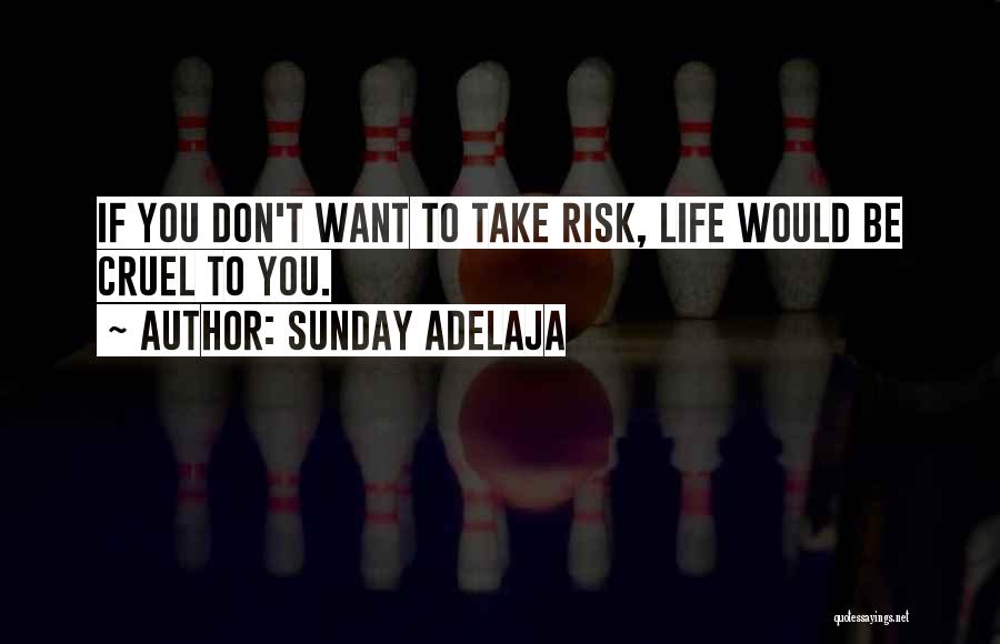 Don't Take Risk Quotes By Sunday Adelaja