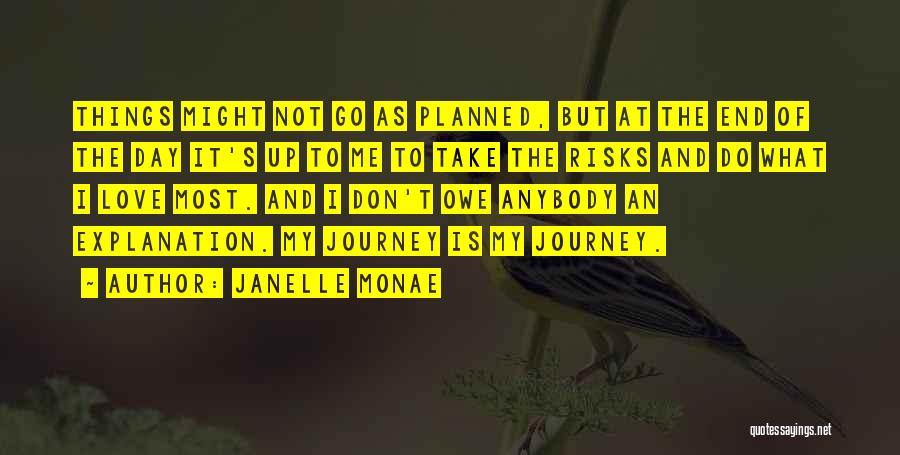 Don't Take Risks Quotes By Janelle Monae