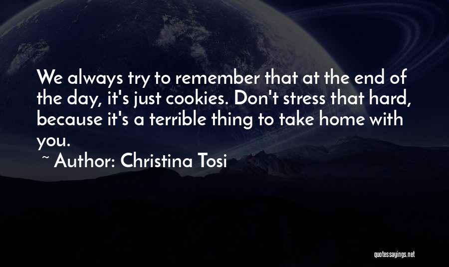 Don't Take Stress Quotes By Christina Tosi