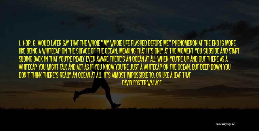 Don't Talk Act Quotes By David Foster Wallace Don't Talk Act Quotes By David Foster Wallace