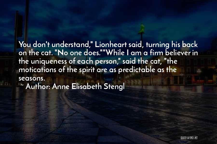 Don't Talk Back Quotes By Anne Elisabeth Stengl