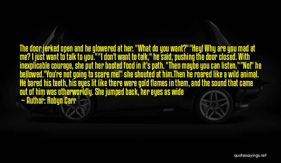 Don't Talk Back Quotes By Robyn Carr