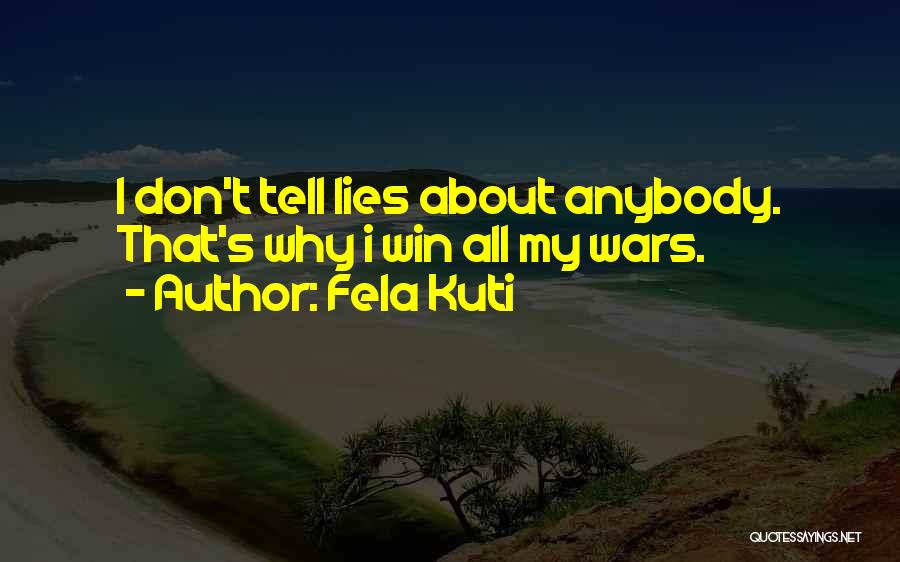 Don't Tell Anybody Quotes By Fela Kuti