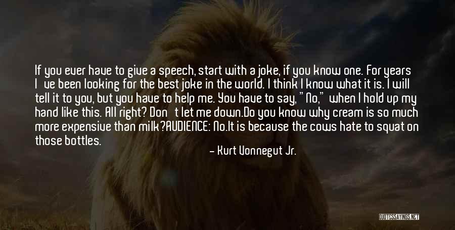 Don't Tell Me What To Think Quotes By Kurt Vonnegut Jr. Don't Tell Me What To Think Quotes By Kurt Vonnegut Jr.
