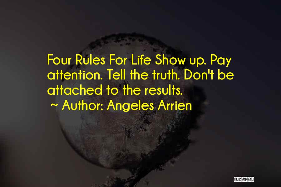 Don't Tell The Truth Quotes By Angeles Arrien