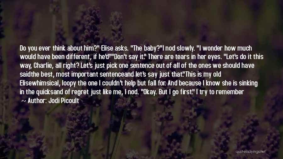 Don't Think About Him Quotes By Jodi Picoult