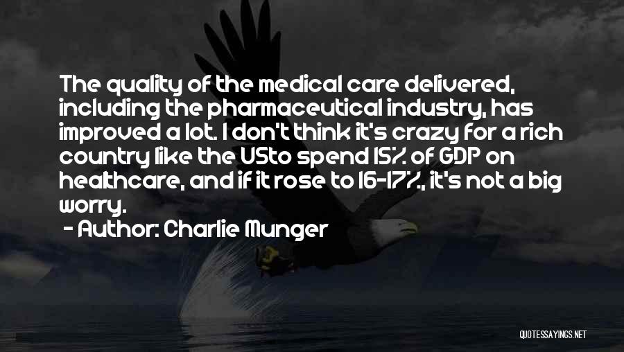 Don't Think I Care Quotes By Charlie Munger