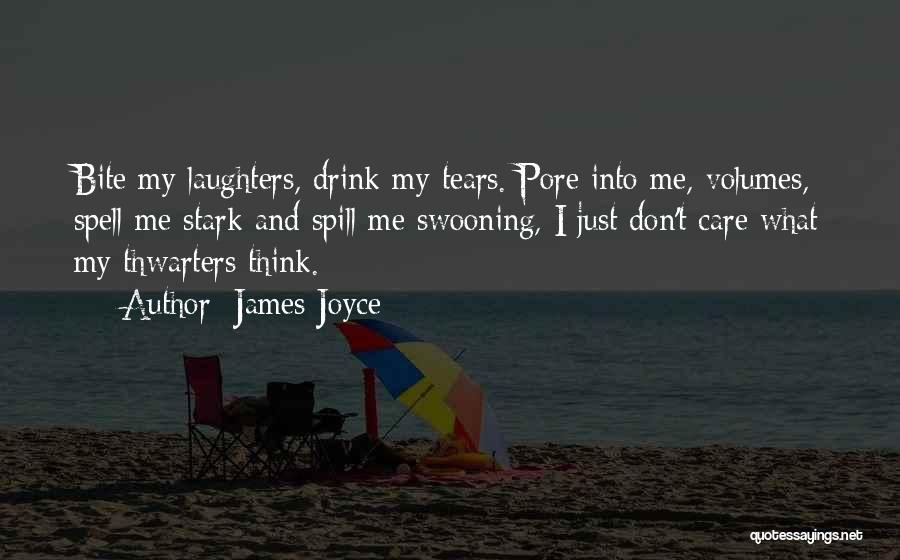 Don't Think I Care Quotes By James Joyce