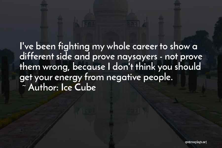 Don't Think Negative Quotes By Ice Cube