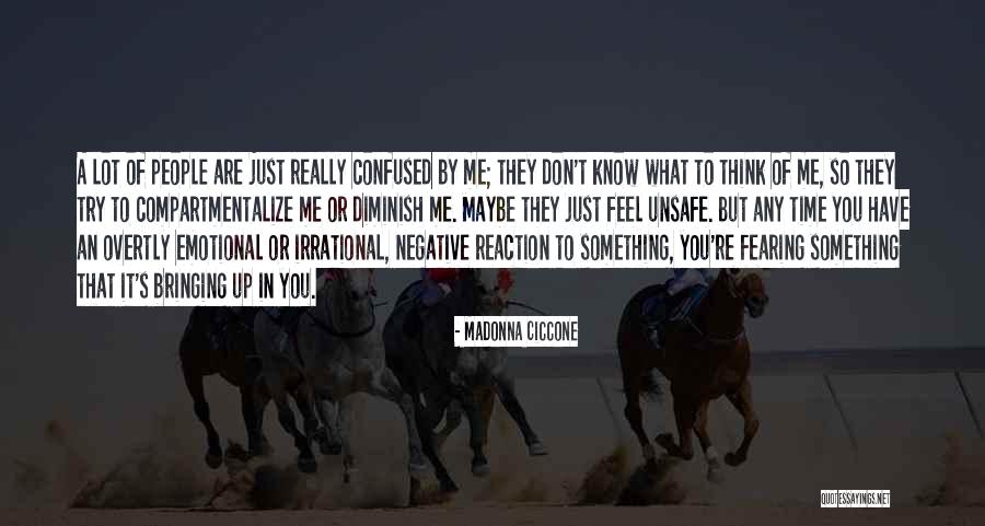 Don't Think Negative Quotes By Madonna Ciccone Don't Think Negative Quotes By Madonna Ciccone