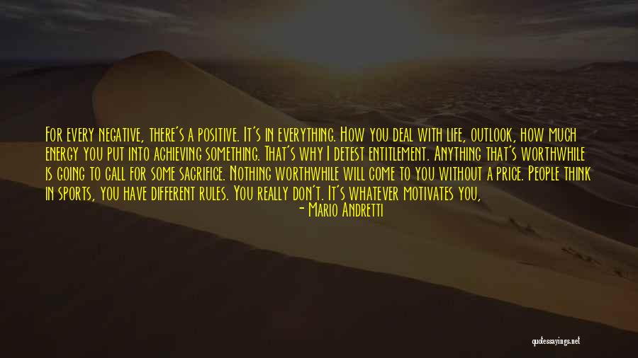 Don't Think Negative Quotes By Mario Andretti Don't Think Negative Quotes By Mario Andretti