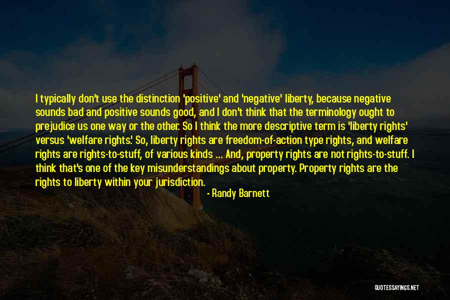Don't Think Negative Quotes By Randy Barnett Don't Think Negative Quotes By Randy Barnett