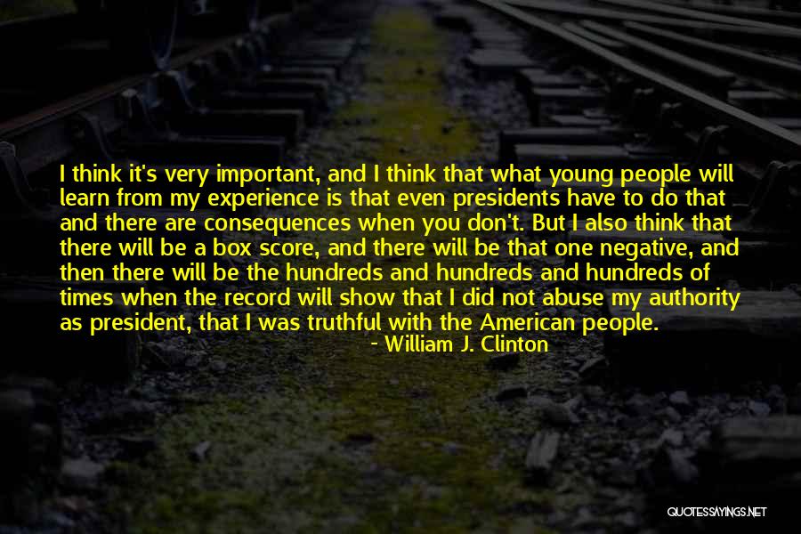 Don't Think Negative Quotes By William J. Clinton Don't Think Negative Quotes By William J. Clinton
