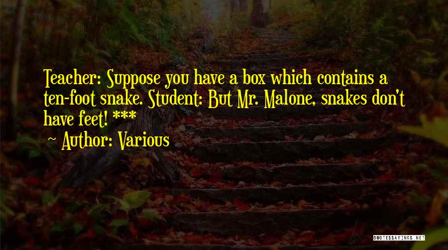 Don't Think Outside The Box Quotes By Various