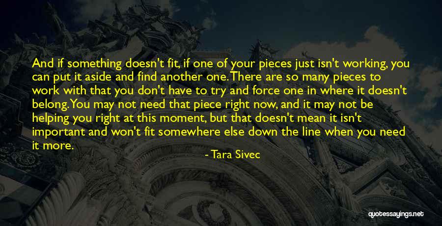 Don't Try Something You're Not Quotes By Tara Sivec