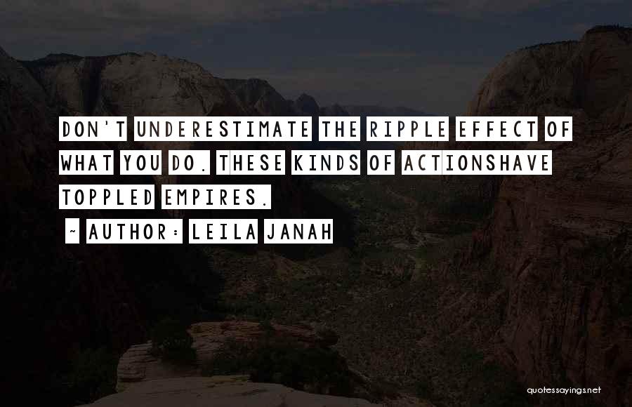 Don't Underestimate Yourself Quotes By Leila Janah