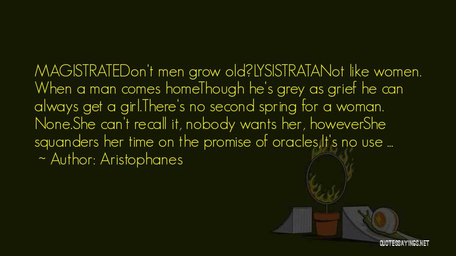 Don't Use A Girl Quotes By Aristophanes