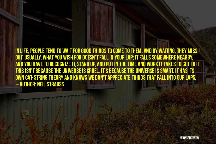 Don't Wait For Life Quotes By Neil Strauss