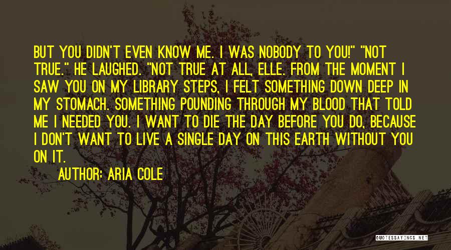 Don't Want Nobody But You Quotes By Aria Cole
