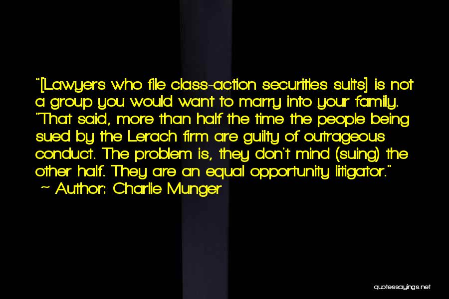 Don't Want To Marry Quotes By Charlie Munger