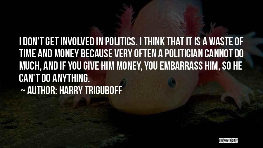 Don't Waste Money Quotes By Harry Triguboff