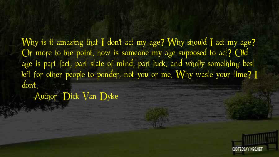 Don't Waste My Time Quotes By Dick Van Dyke
