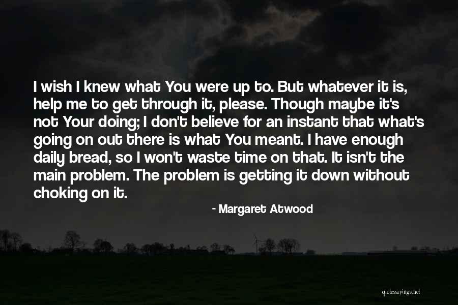 Don't Waste Your Time On Me Quotes By Margaret Atwood