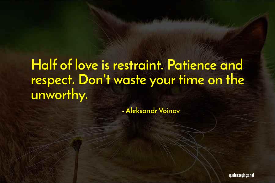 Don't Waste Your Time Quotes By Aleksandr Voinov