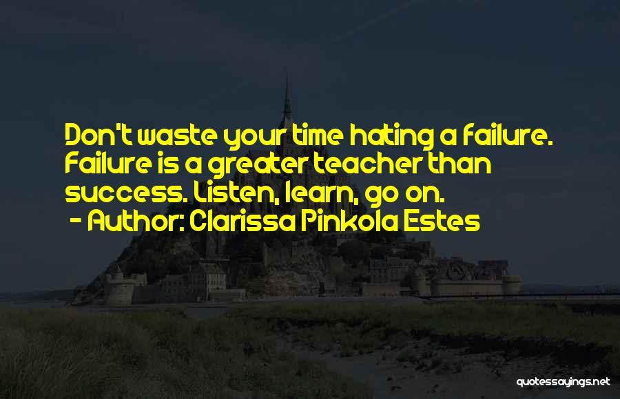 Don't Waste Your Time Quotes By Clarissa Pinkola Estes
