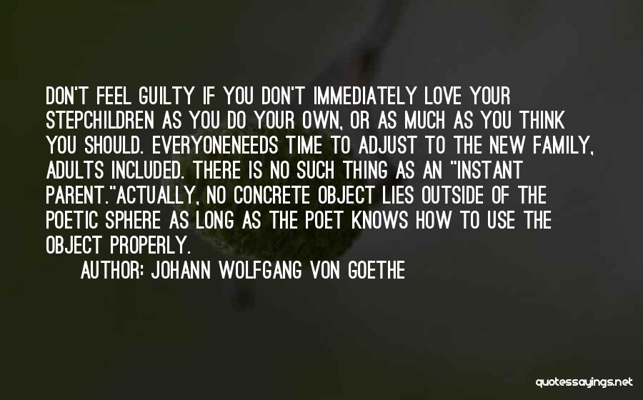Don't You Feel Guilty Quotes By Johann Wolfgang Von Goethe