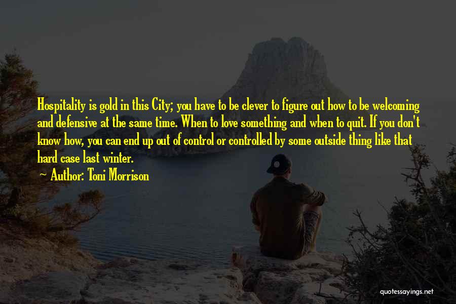 Don't You Quit Quotes By Toni Morrison