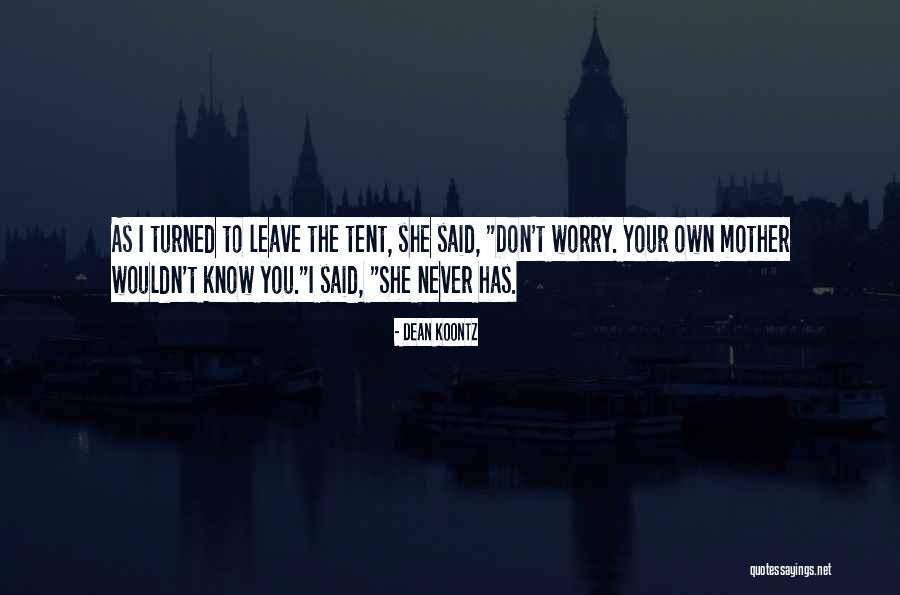 Don't You Worry Quotes By Dean Koontz Don't You Worry Quotes By Dean Koontz