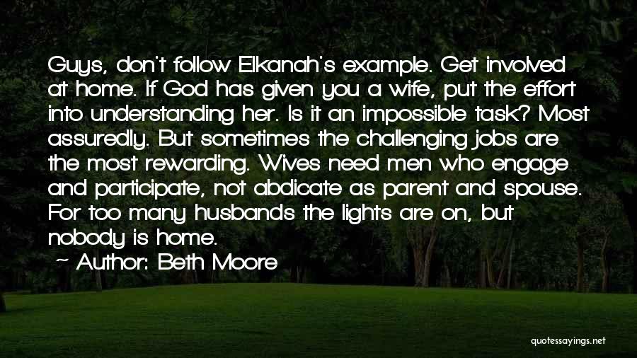 Don'ts For Husbands Quotes By Beth Moore