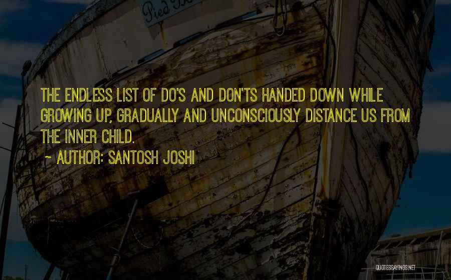 Don'ts Quotes By Santosh Joshi