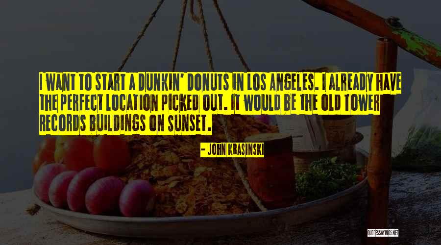 Donuts Quotes By John Krasinski