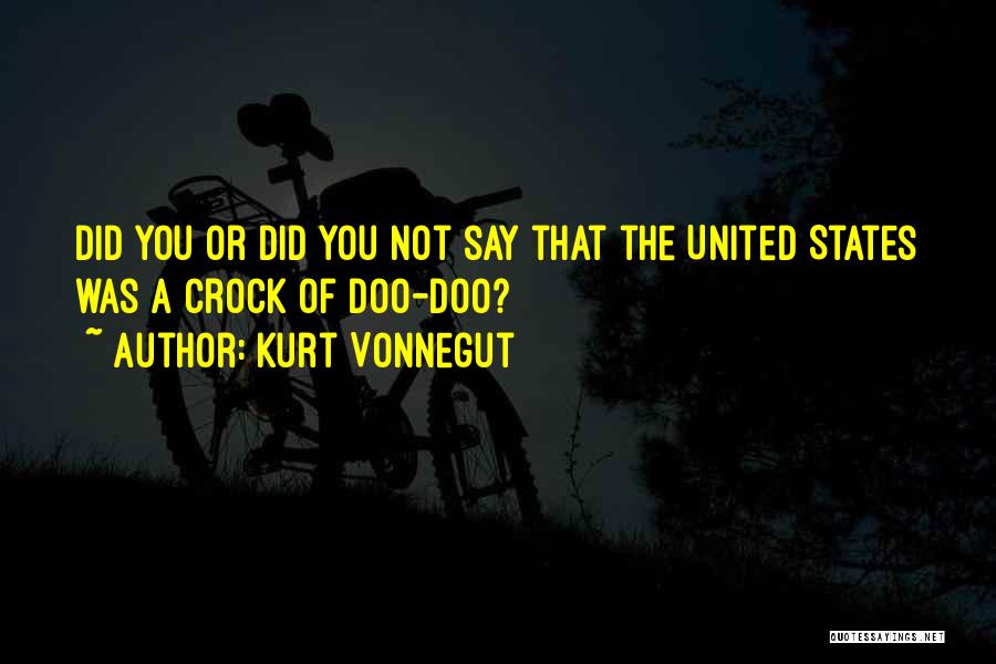 Doo Doo Quotes By Kurt Vonnegut