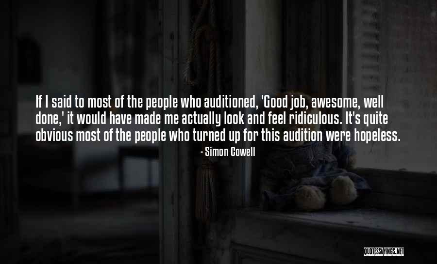 Doohoop Quotes By Simon Cowell