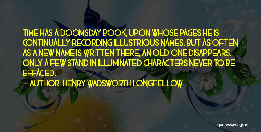 Doomsday Book Quotes By Henry Wadsworth Longfellow