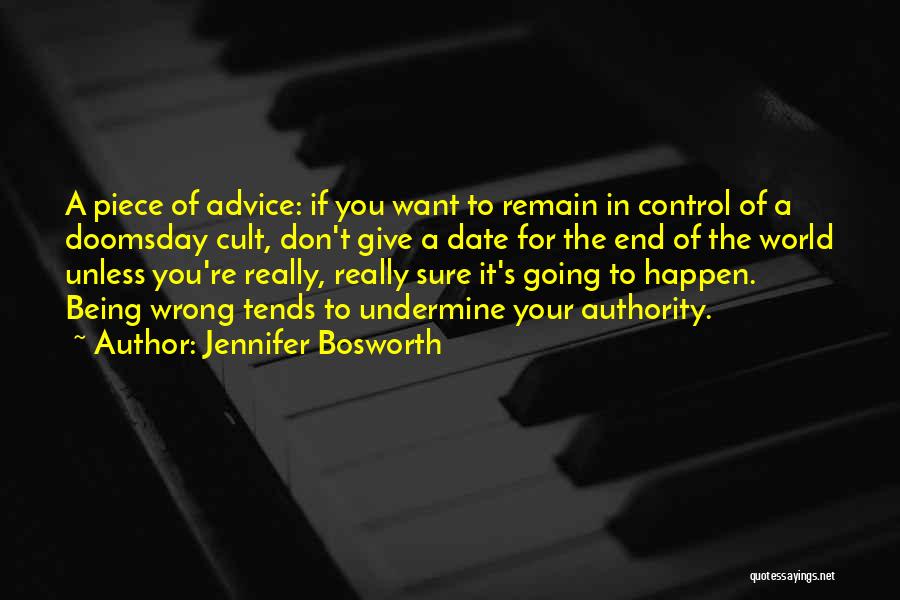 Doomsday Quotes By Jennifer Bosworth