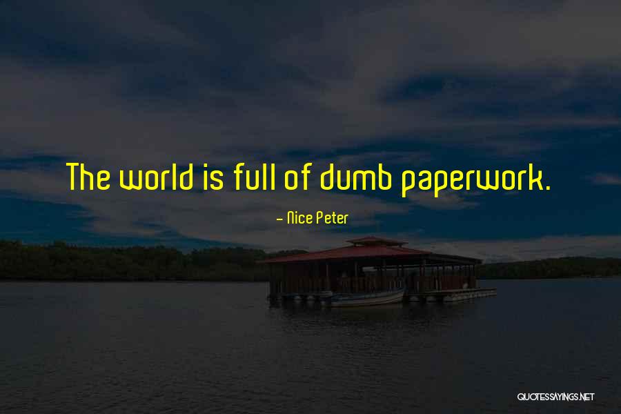 Doomy Sky Quotes By Nice Peter