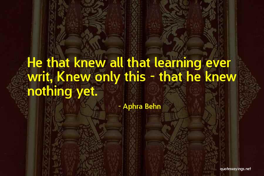 Doonby Film Quotes By Aphra Behn