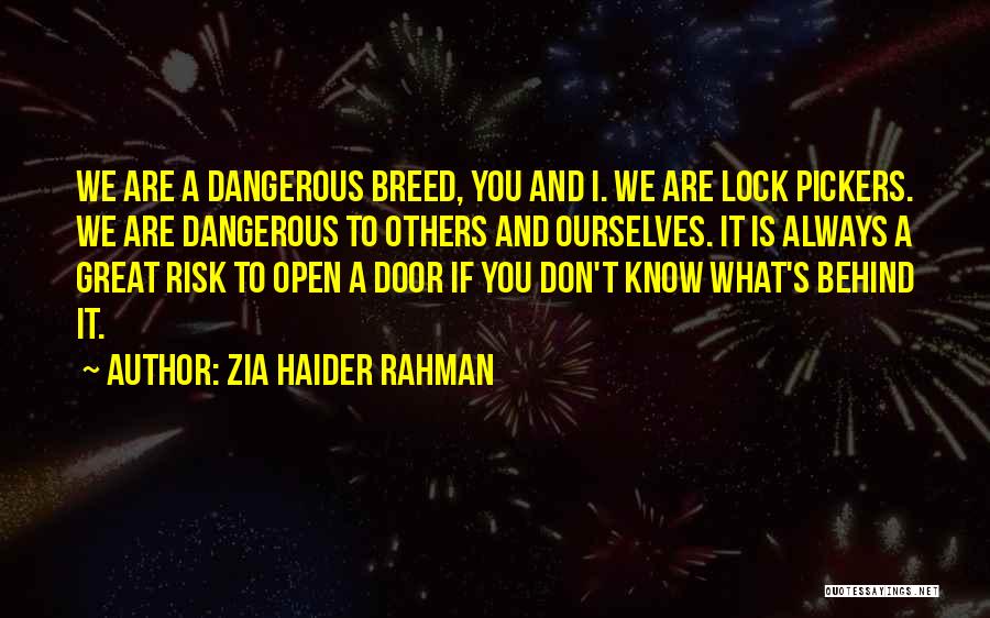 Door Is Always Open Quotes By Zia Haider Rahman