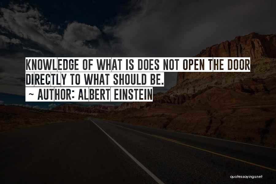Door Is Open Quotes By Albert Einstein