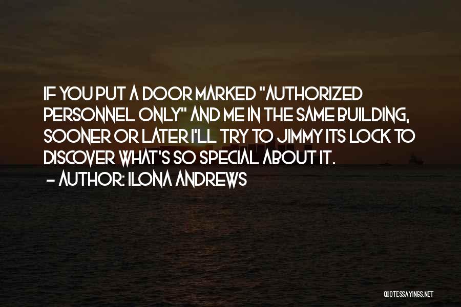 Door Lock Quotes By Ilona Andrews