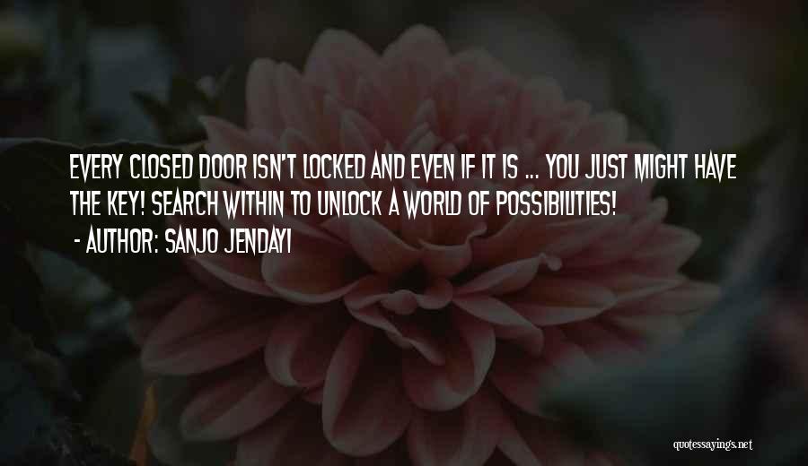 Door Lock Quotes By Sanjo Jendayi